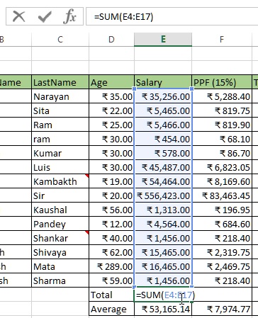 Cell in edit mode in excel