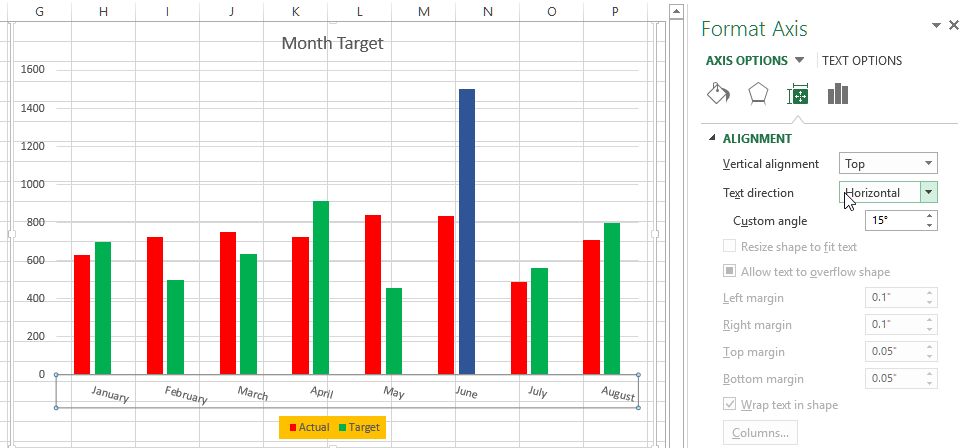 Excel Chart label formatting