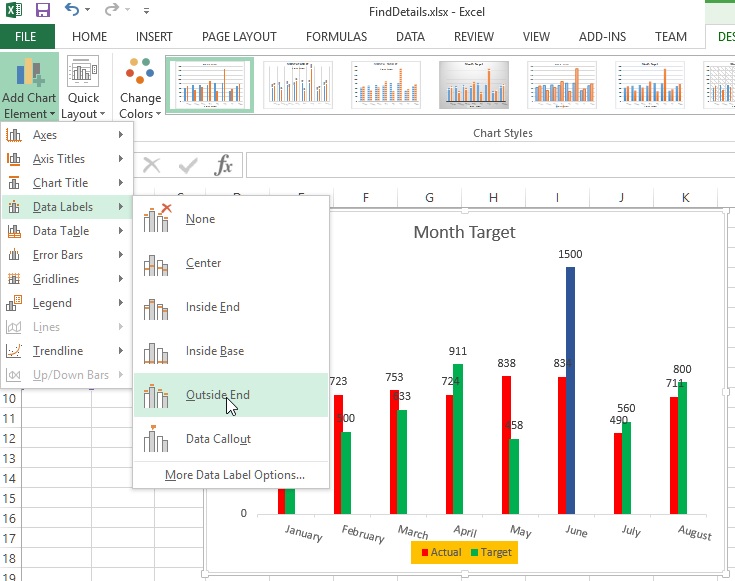 How To Add Data Labels In Excel Bar Graph Printable Online