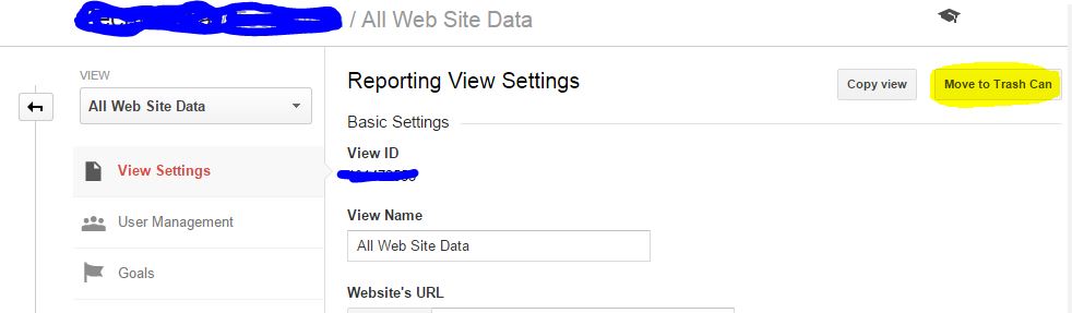 Google Analytics View