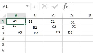 cell in ms excel