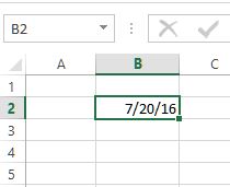 fill date in ms excel