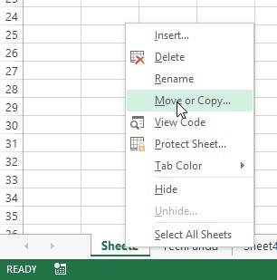 move or copy a sheet in excel