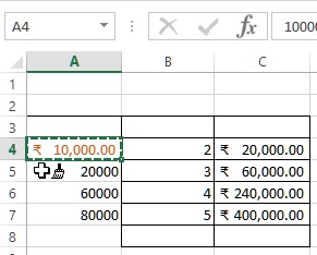 format change icon in excel