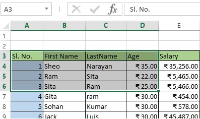 Extended more in excel